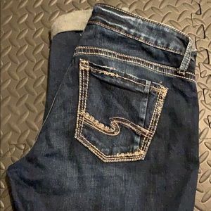 Silver Jeans Boyfriend Capris